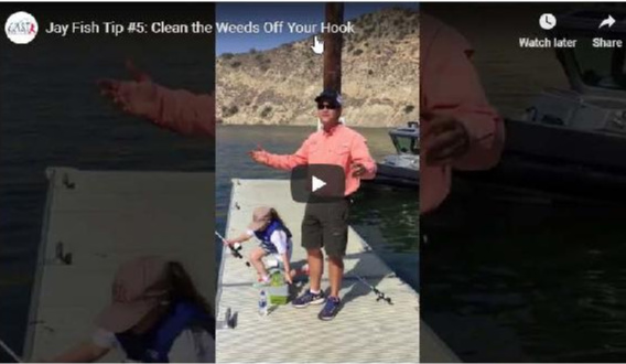 C.A.S.T. Fish Tip #5: Clean the Weeds off Your Hook