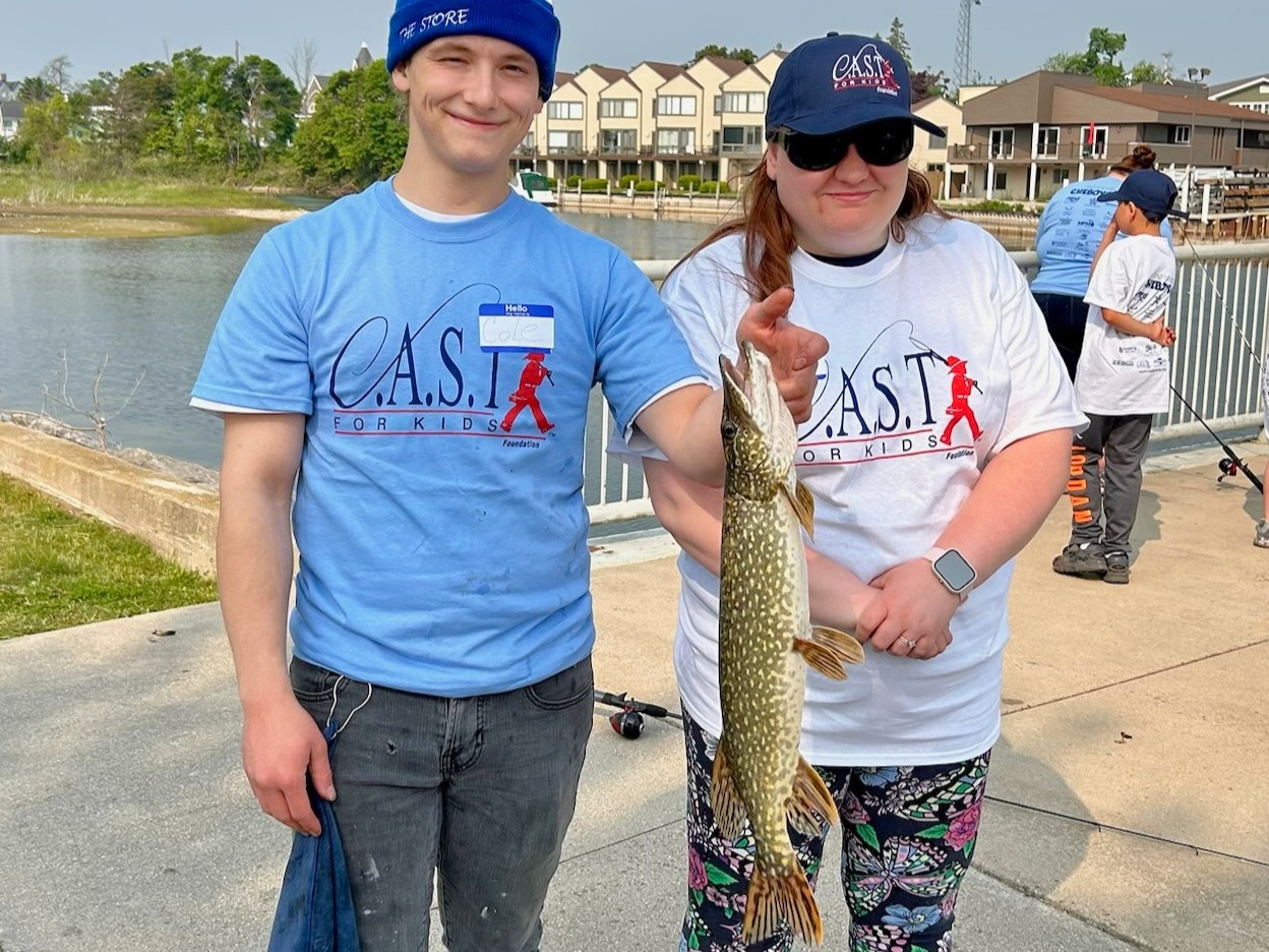 25Cheboygan2 large fish caught at Cheboygan