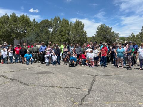 group photo at navajo lake