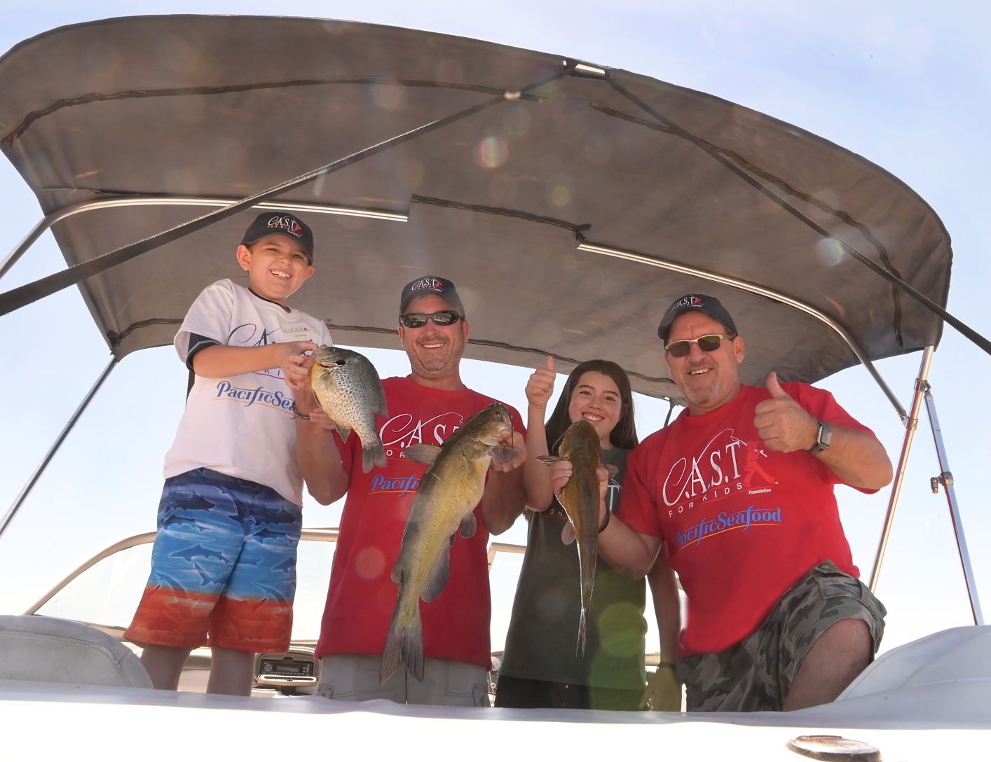 LakePleasant1 participants with fish on the boat