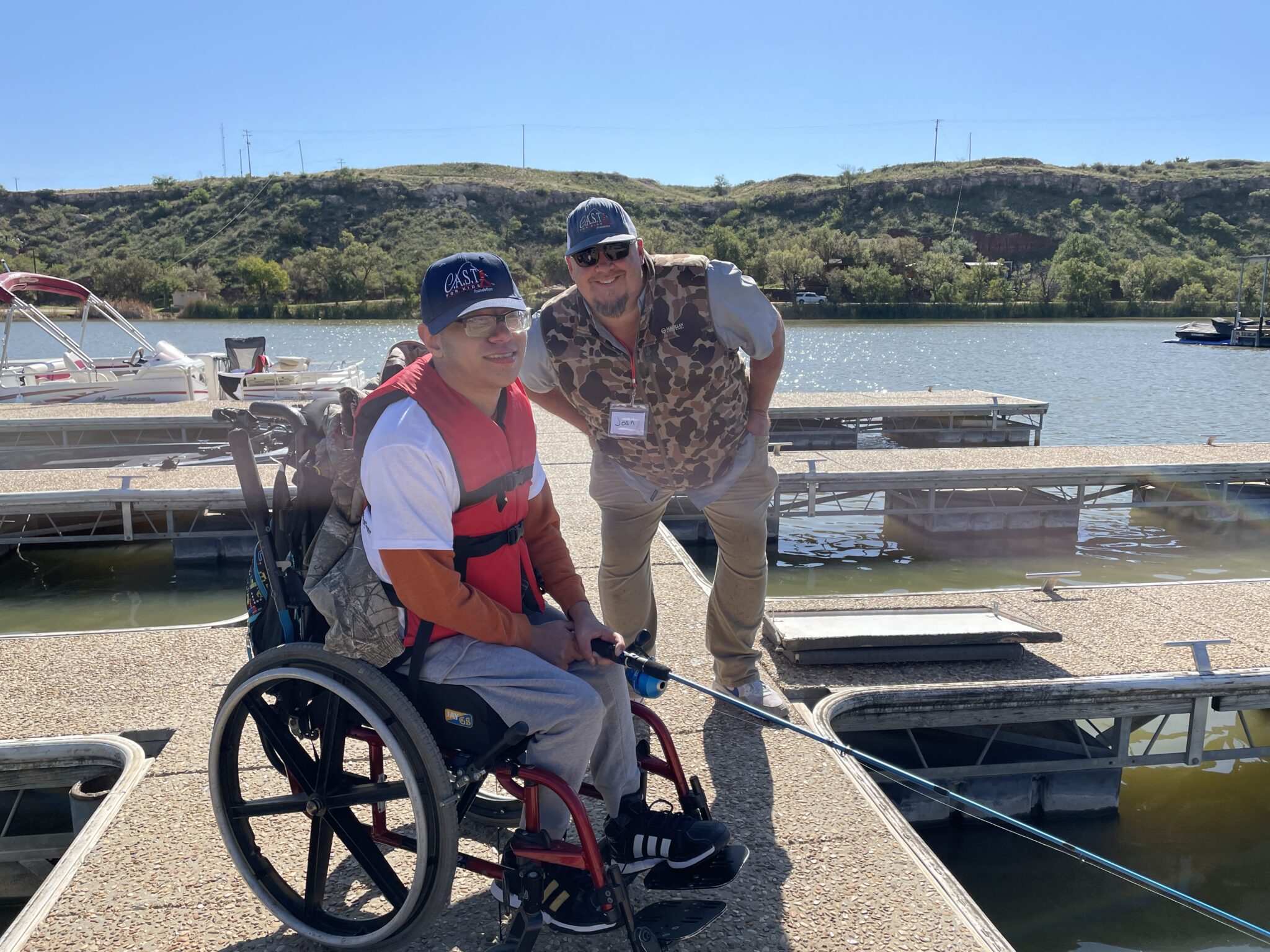 fishing at Buffalo Bay Marina