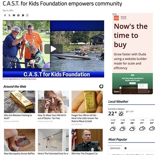 C.A.S.T. for Kids Foundation empowers community<br />

