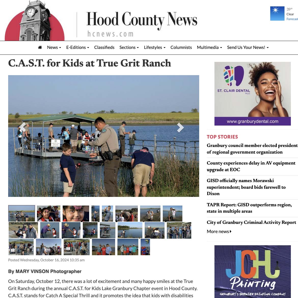 C.A.S.T. for Kids at True Grit Ranch<br />
