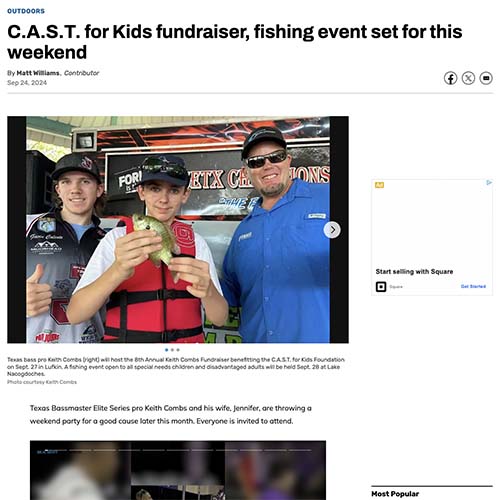 C.A.S.T. for Kids fundraiser, fishing event set for this weekend