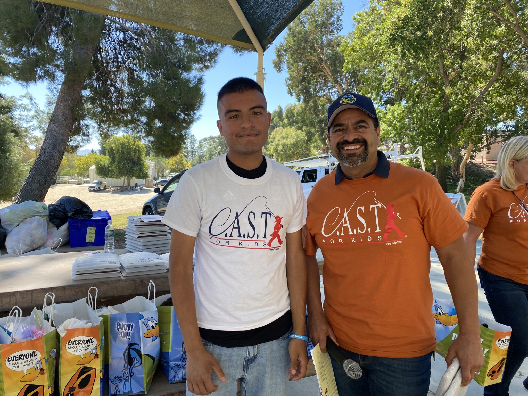 Castaic Lake 4 two participants at Castaic Lake State Recreation Area