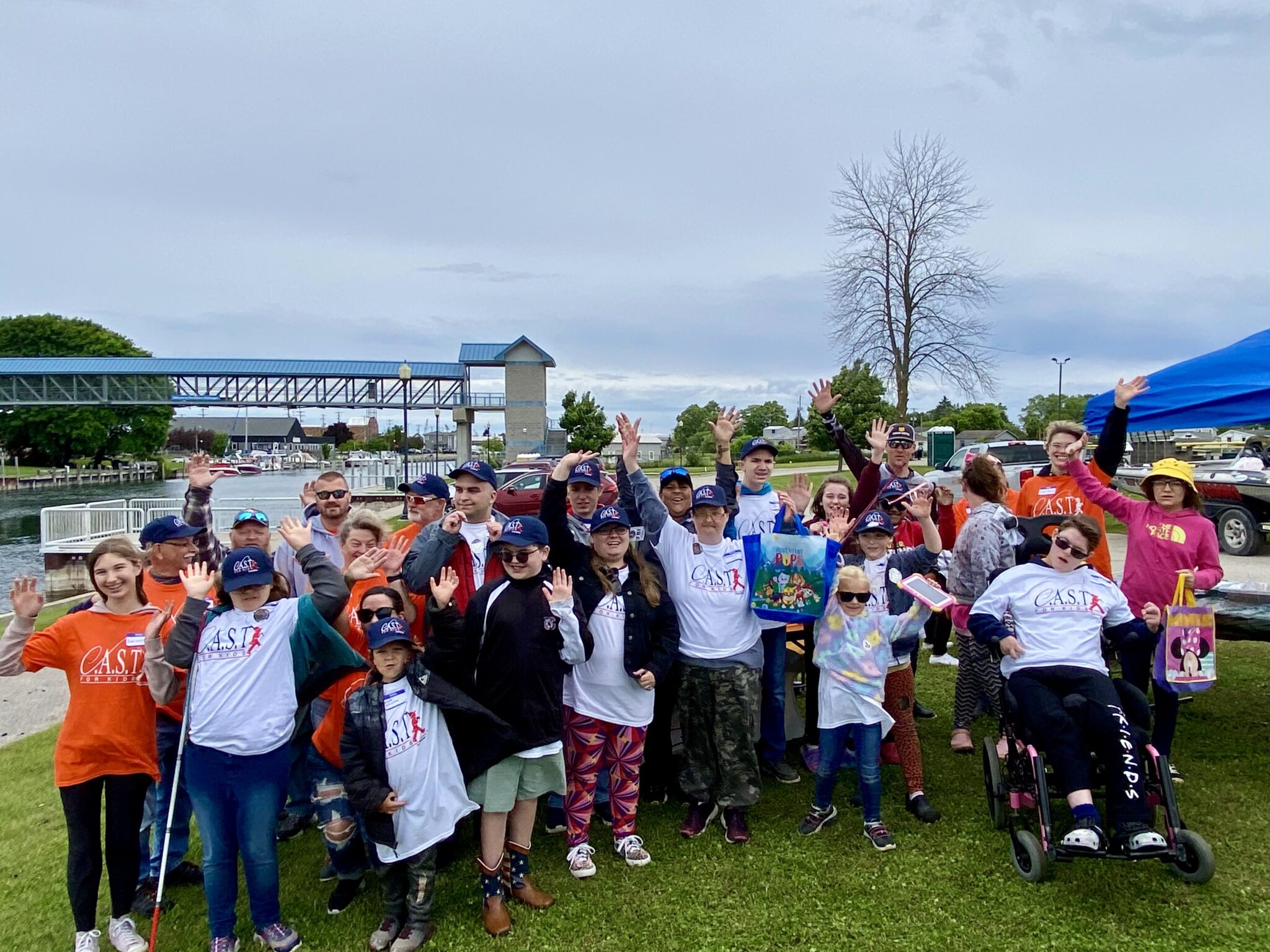 Cheboygan4 2 participants with fishing poles