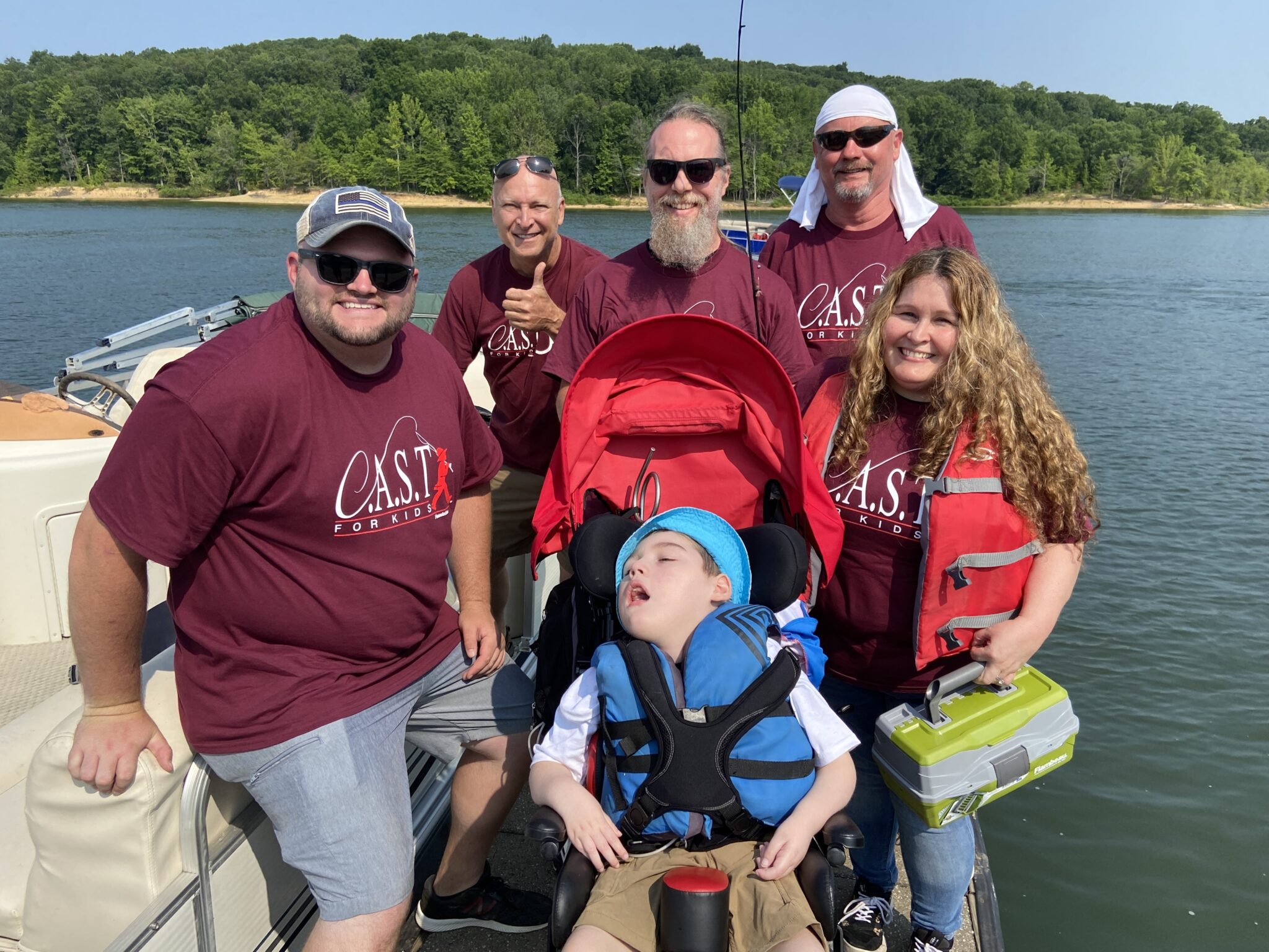 LakeMonroe4 participants at lake monroe