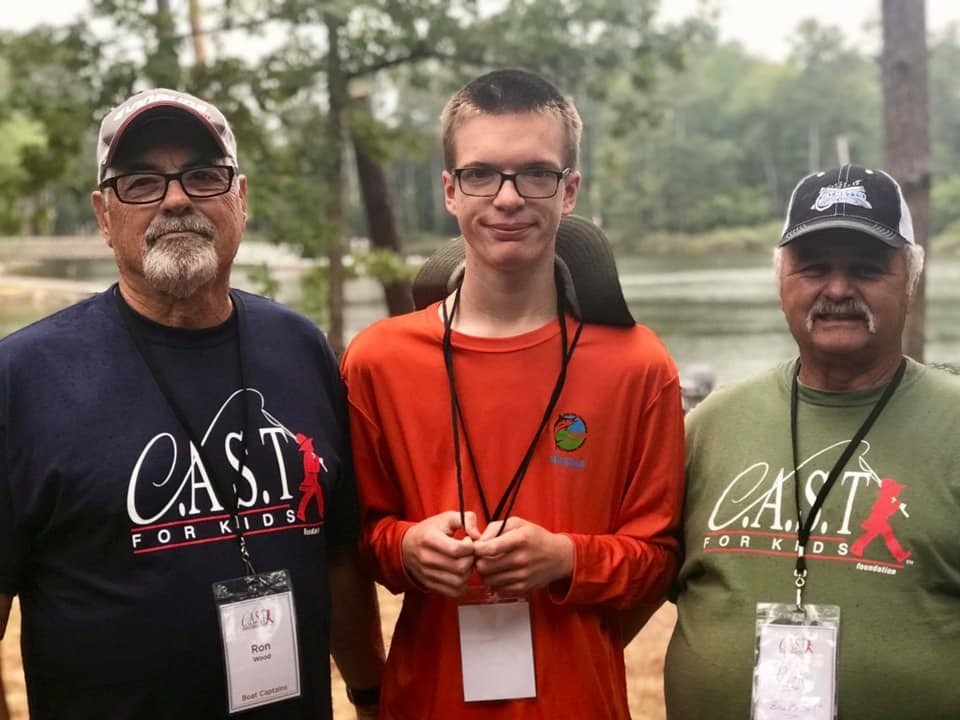 LakeMurray4 three participants at lake murray