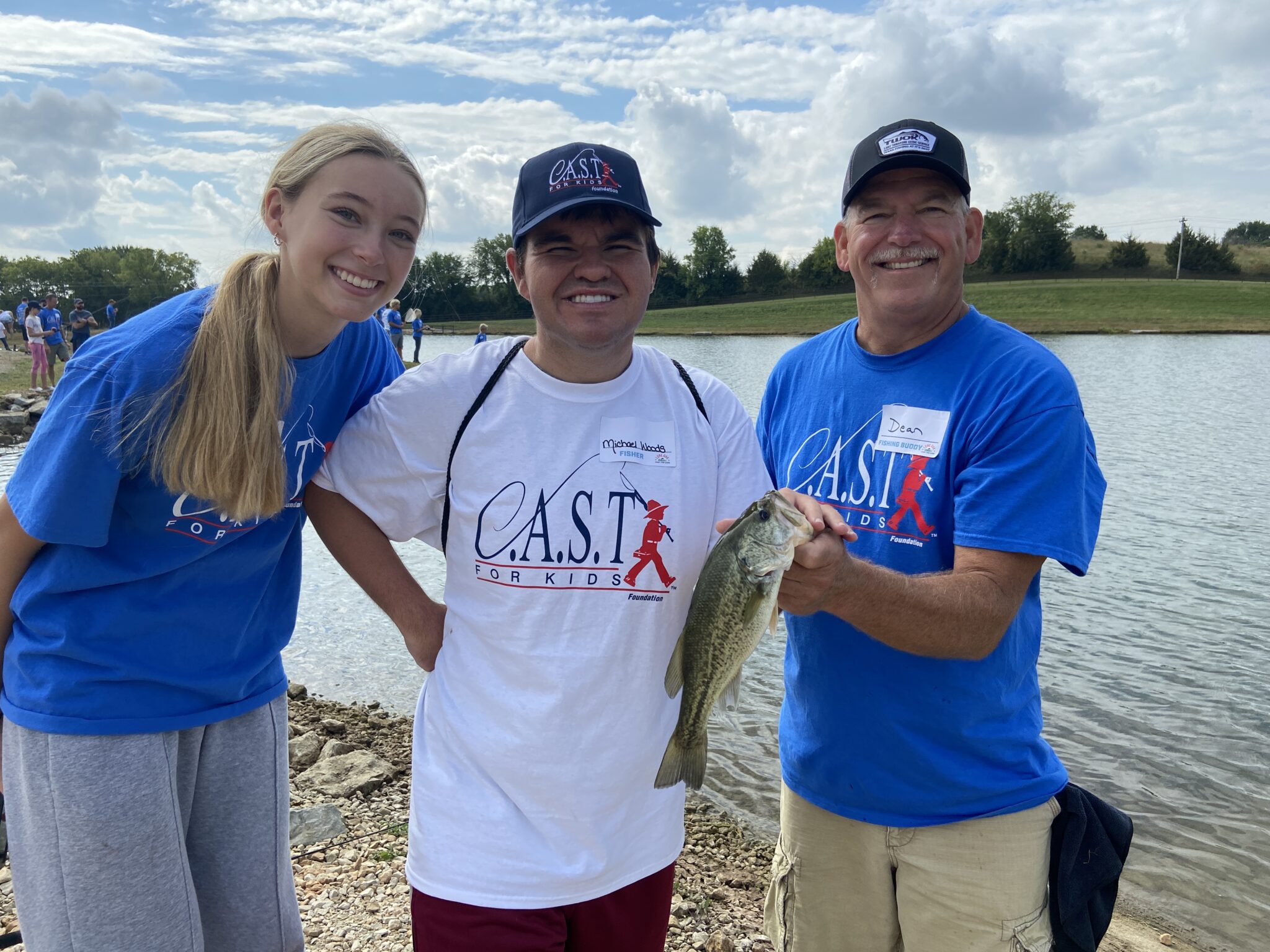three participants at Lone Oak