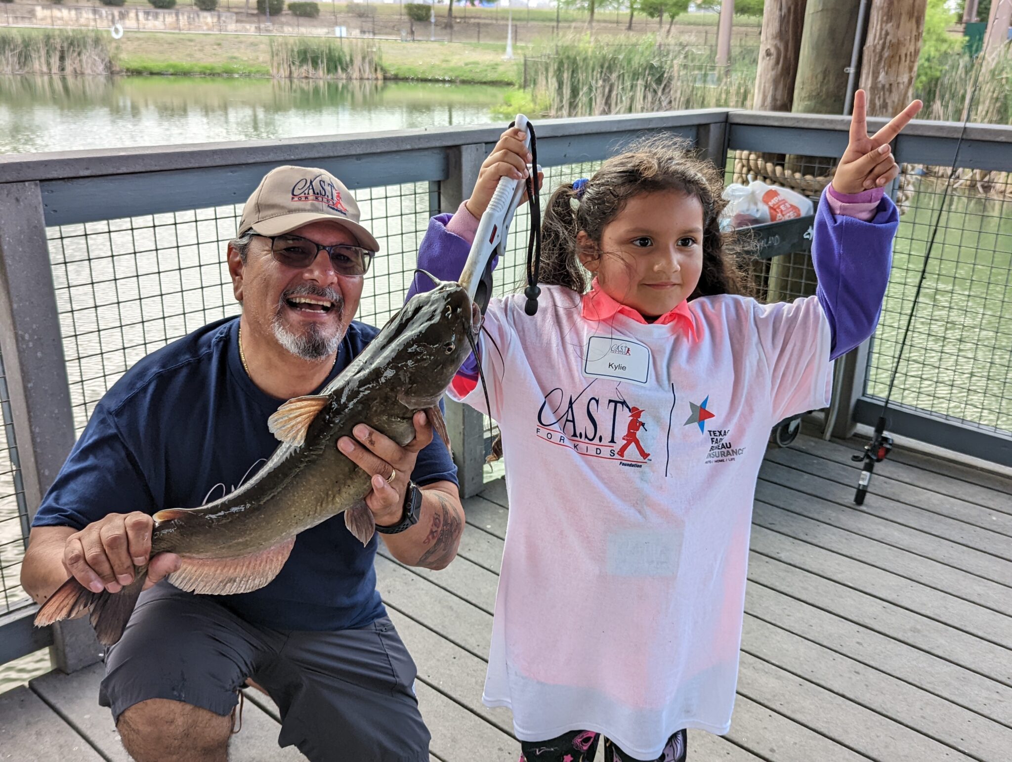 Morgan’s Wonderland4 2 participants with fishing poles