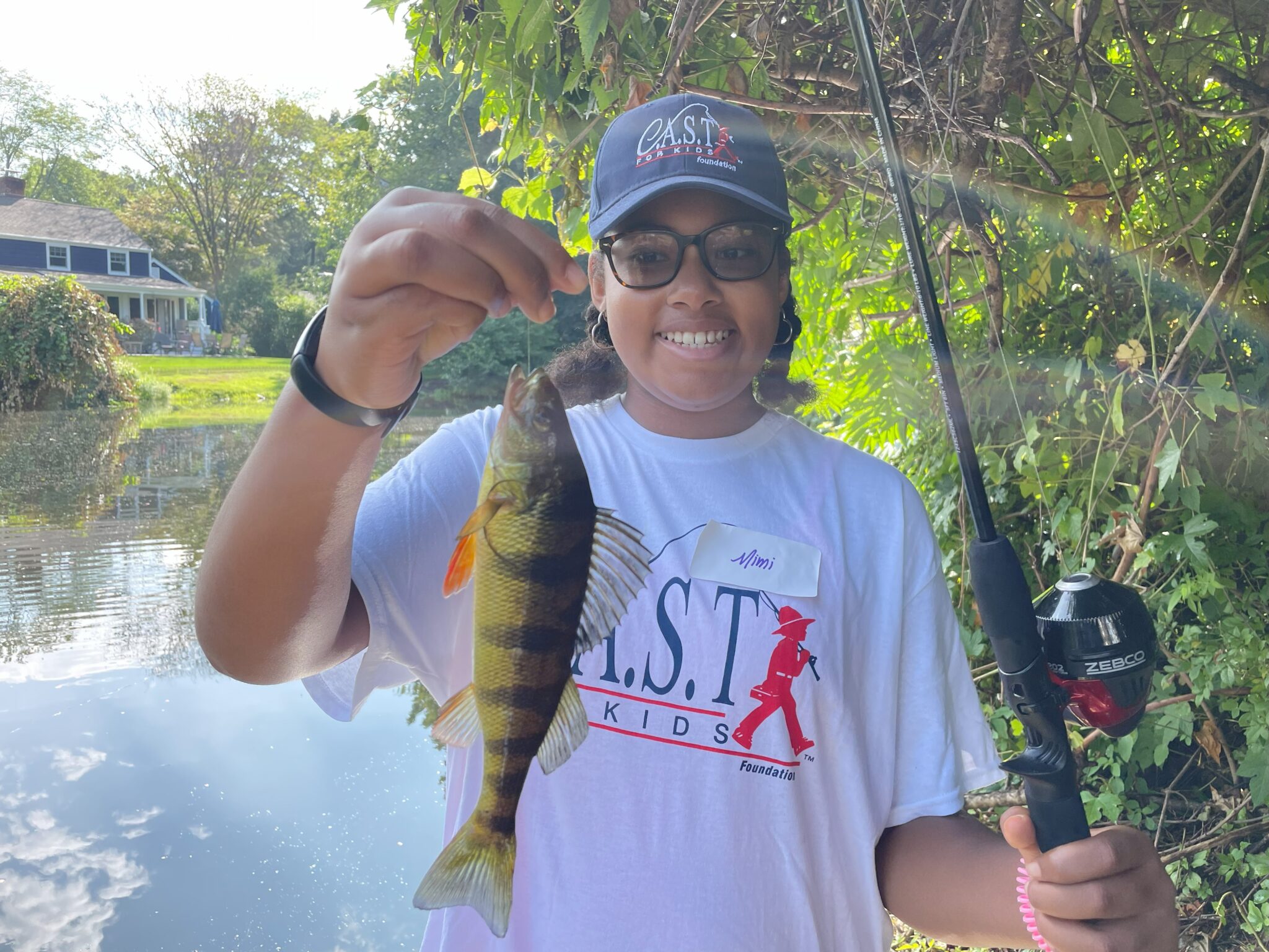 SaugatuckRiver4 Saugatuck River participant holding fish