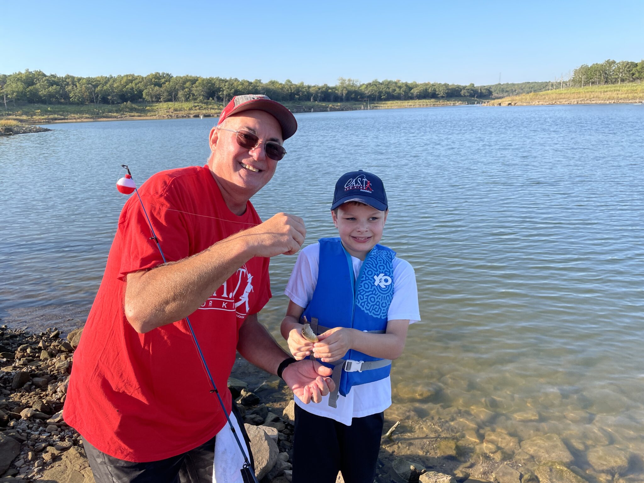 Skiatook 4 show off fish at Lake Skiatook