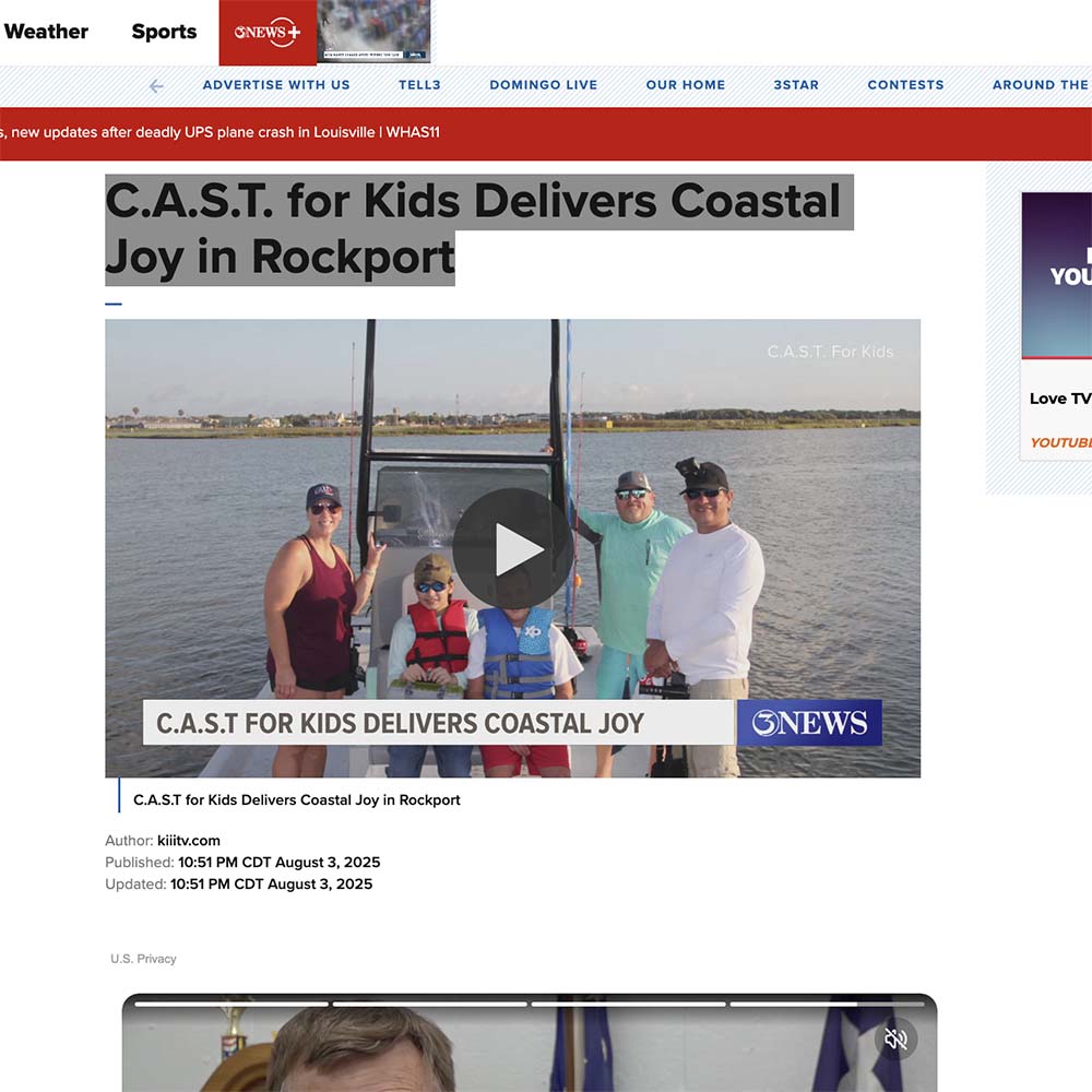 C.A.S.T. for Kids Delivers Coastal Joy in Rockport C.A.S.T. for Kids Delivers Coastal Joy in Rockport
