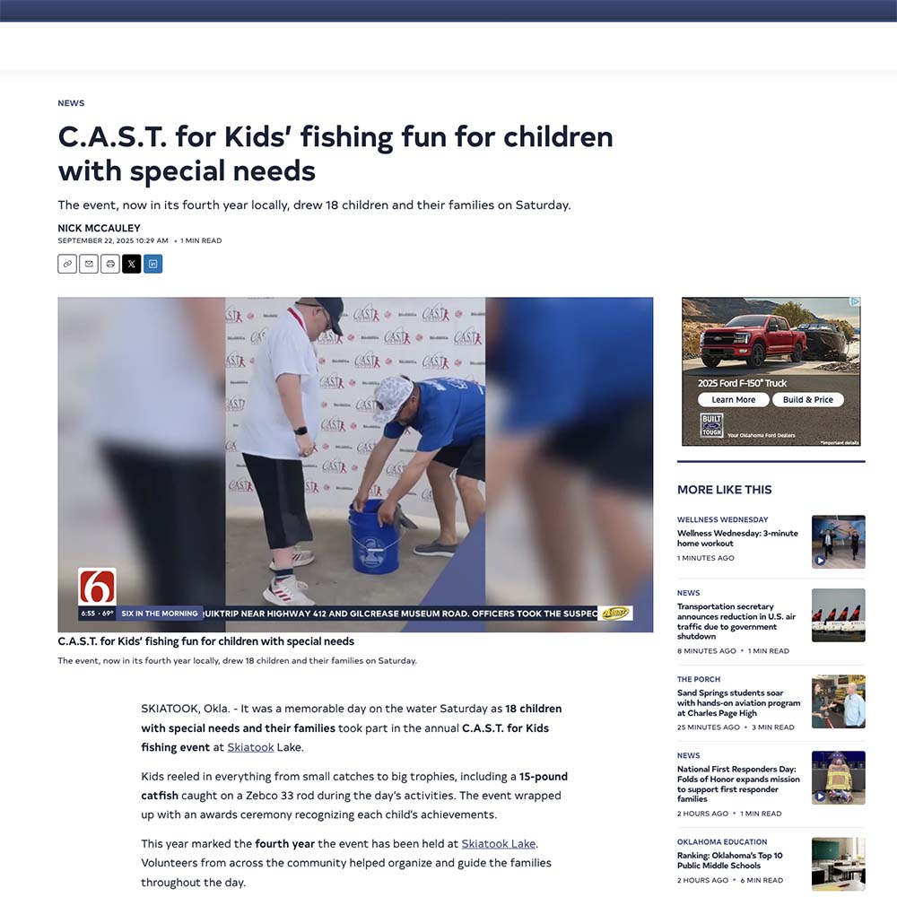 C.A.S.T. for Kids’ fishing fun for children with special needs C.A.S.T. for Kids’ fishing fun for children with special needs