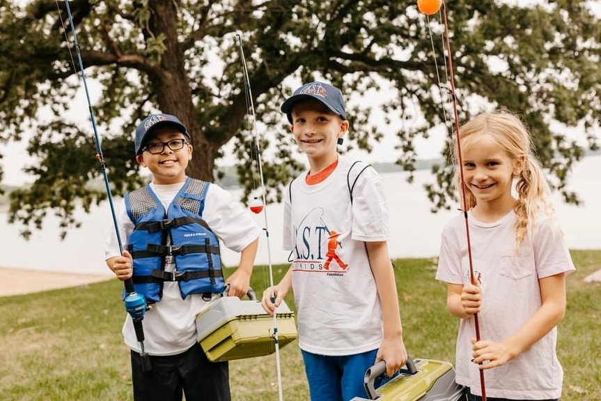 Saugatuck River participant holding fish